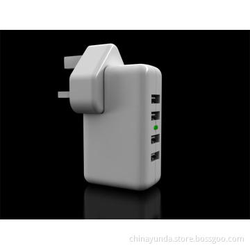 4 Port USB Mobile Phone Charger 5V 4.1A Output Charger